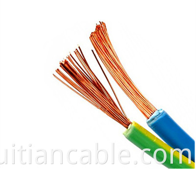 300/500V Elektrischer Kupferdraht 3 Core 1,5mm2 2,5 mm2 4mm2 Flexible kostenlose Probe PVC -Kabel